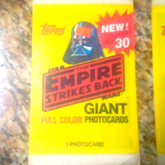 Unopened 1980 Star Wars Giant Trading Cards